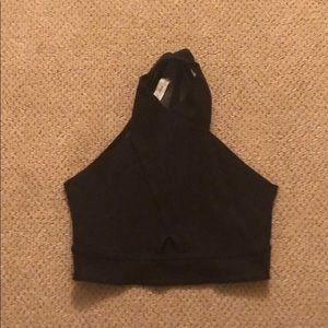 Abercrombie & Fitch Black Crop Top